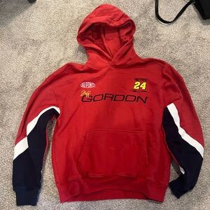 Hollister Red and Black NASCAR Sweatshirt Hoodie